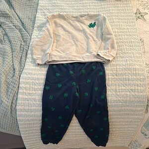 Carter's Gray and Navy Kids Matching Set